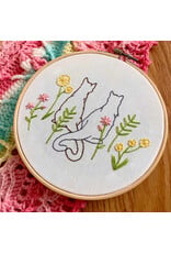 Stitches By Tiff Purr of Heart - Craft Diy Embroidery Kit - Stitches By Tiff