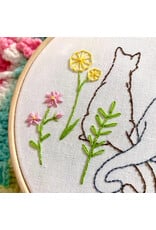 Stitches By Tiff Purr of Heart - Craft Diy Embroidery Kit - Stitches By Tiff