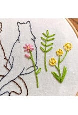 Stitches By Tiff Purr of Heart - Craft Diy Embroidery Kit - Stitches By Tiff