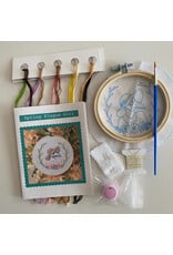Stitches By Tiff Spring Plague Girl - Craft Diy Embroidery Kit - Stitches By Tiff