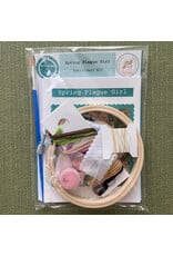 Stitches By Tiff Spring Plague Girl - Craft Diy Embroidery Kit - Stitches By Tiff