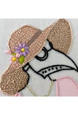Stitches By Tiff Spring Plague Girl - Craft Diy Embroidery Kit - Stitches By Tiff