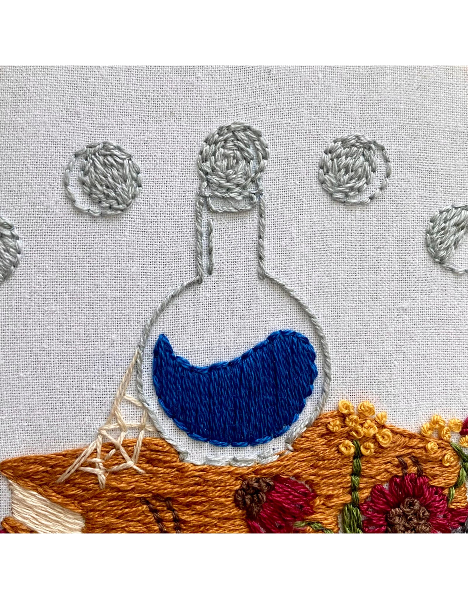 Stitches By Tiff Witch's Apothecary - Craft Diy Embroidery Kit - Stitches By Tiff