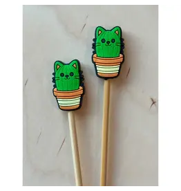 Comma Craft Co Stitch Stoppers - Cat Cactus - Comma Craft Co.