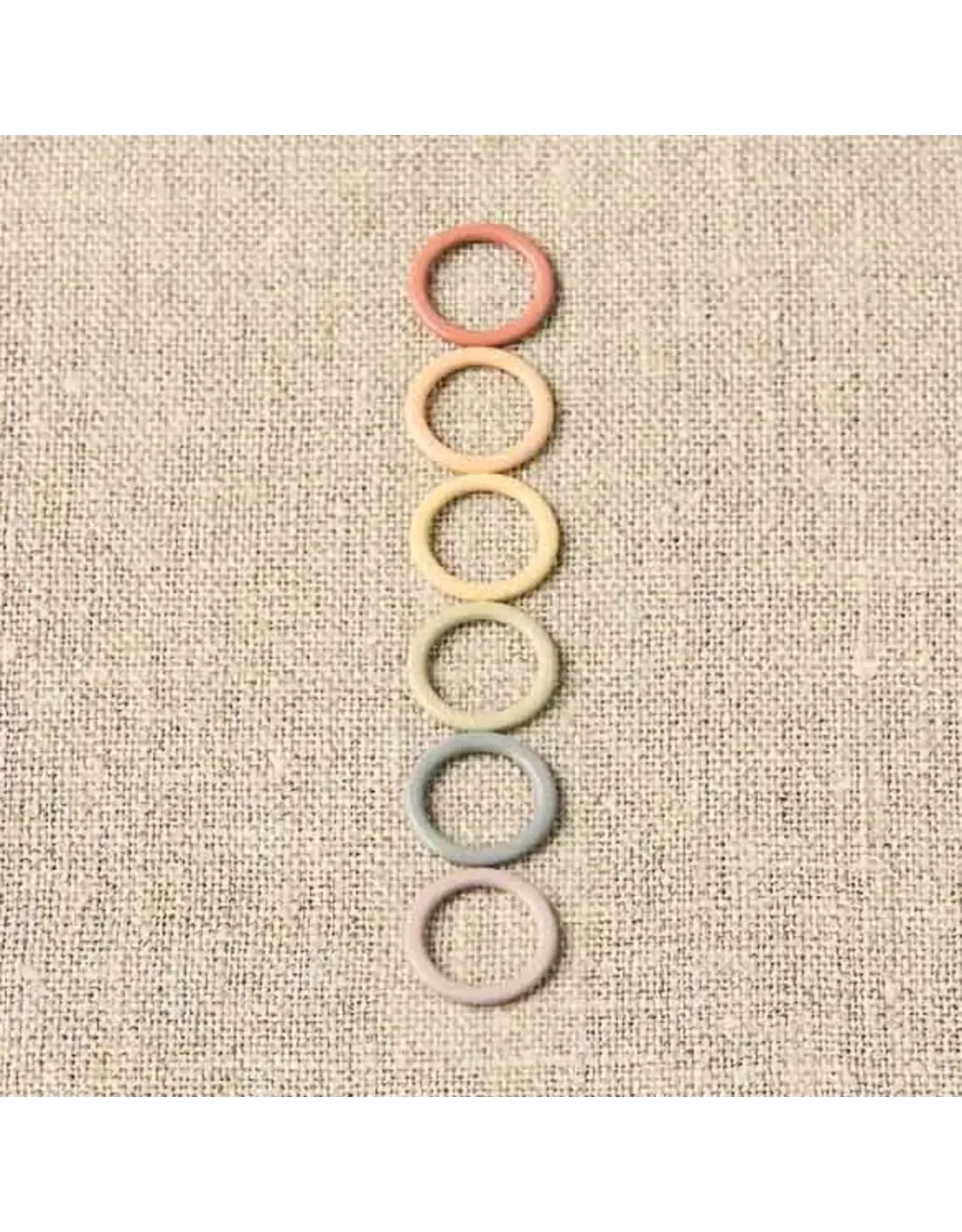 Colorful Ring Stitch Markers - Earth Tones by Cocoknits