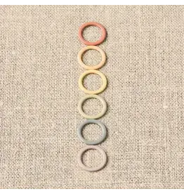 Colorful Ring Stitch Markers - Earth Tones by Cocoknits