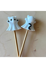 Comma Craft Co Stitch Stoppers - Black Cat Ghost - Comma Craft Co.