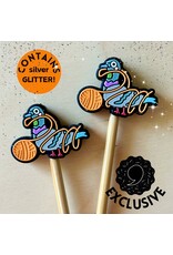 Comma Craft Co Stitch Stoppers - Glitter Pigeon- Comma Craft Co.