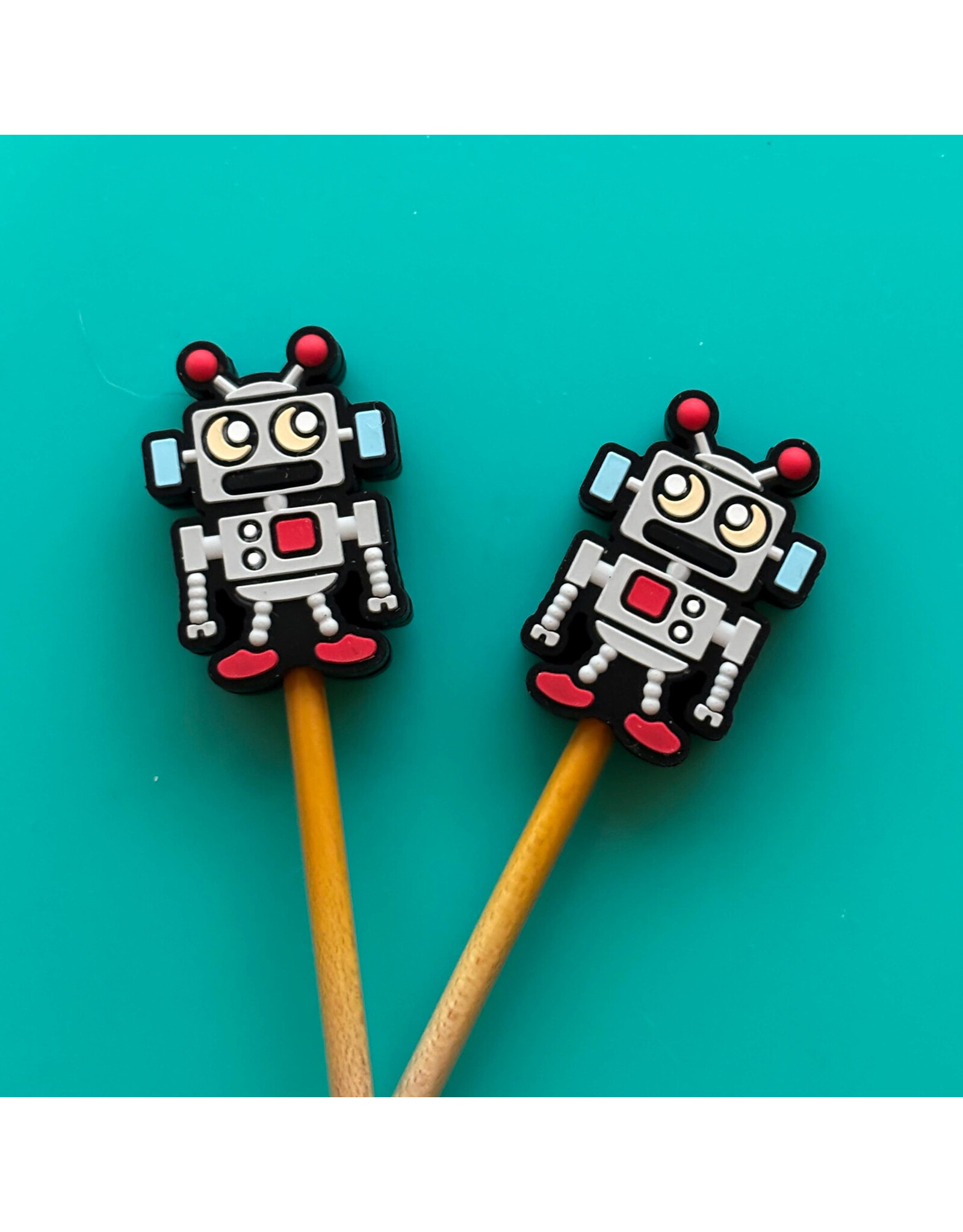 Comma Craft Co Stitch Stoppers - Robot Retro - Comma Craft Co.