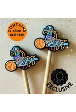 Comma Craft Co Stitch Stoppers - Glitter Pigeon- Comma Craft Co.