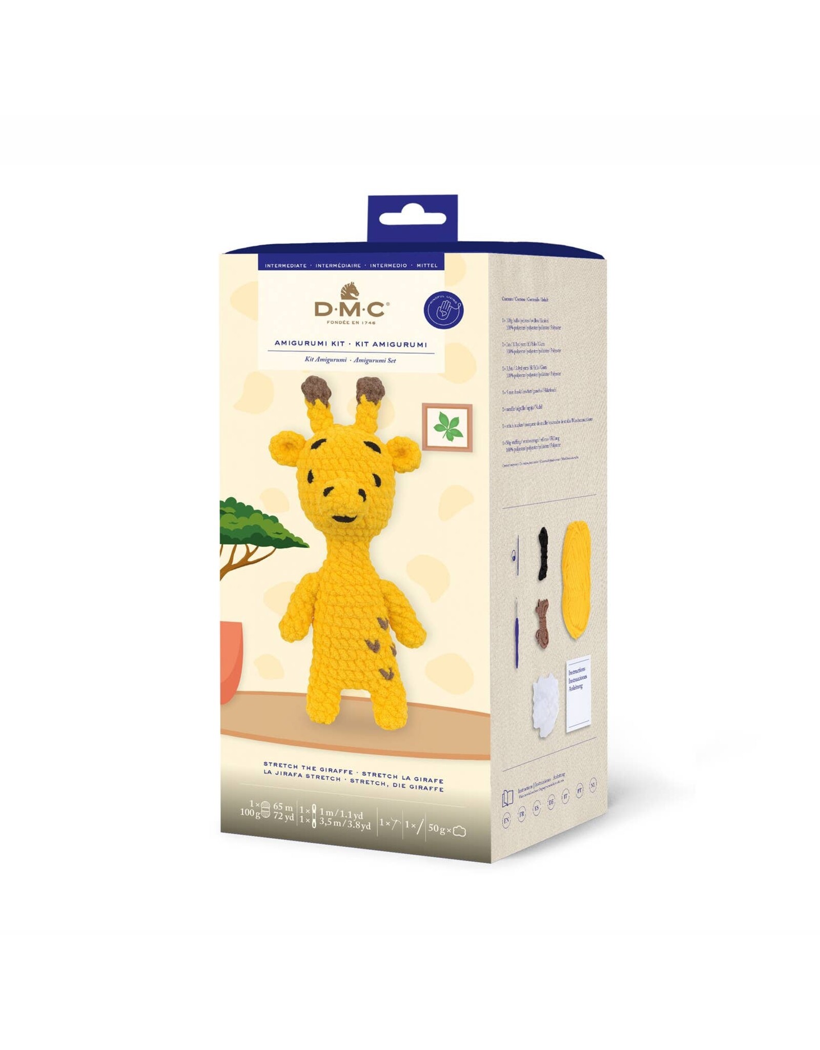 DMC Stretch the Giraffe Xl Amigurumi Kit