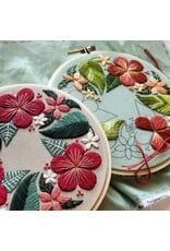 Jessica Long Embroidery Floral Flourish Embroidery Kit - Jessica Long Embroidery