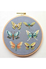 Jessica Long Embroidery Moth Sampler Embroidery Kit - Jessica Long Embroidery