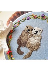 Jessica Long Embroidery Otterly Adorable Embroidery Kit - Jessica Long Embroidery