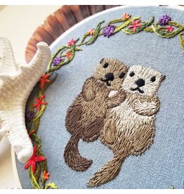 Jessica Long Embroidery Otterly Adorable Embroidery Kit - Jessica Long Embroidery