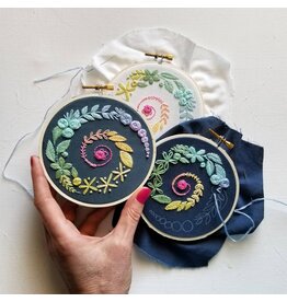Jessica Long Embroidery Spiral Sampler Embroidery Kit - Jessica Long Embroidery