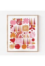 budgiegoods Harvest Grid Cross Stitch Kit by budgiegoods