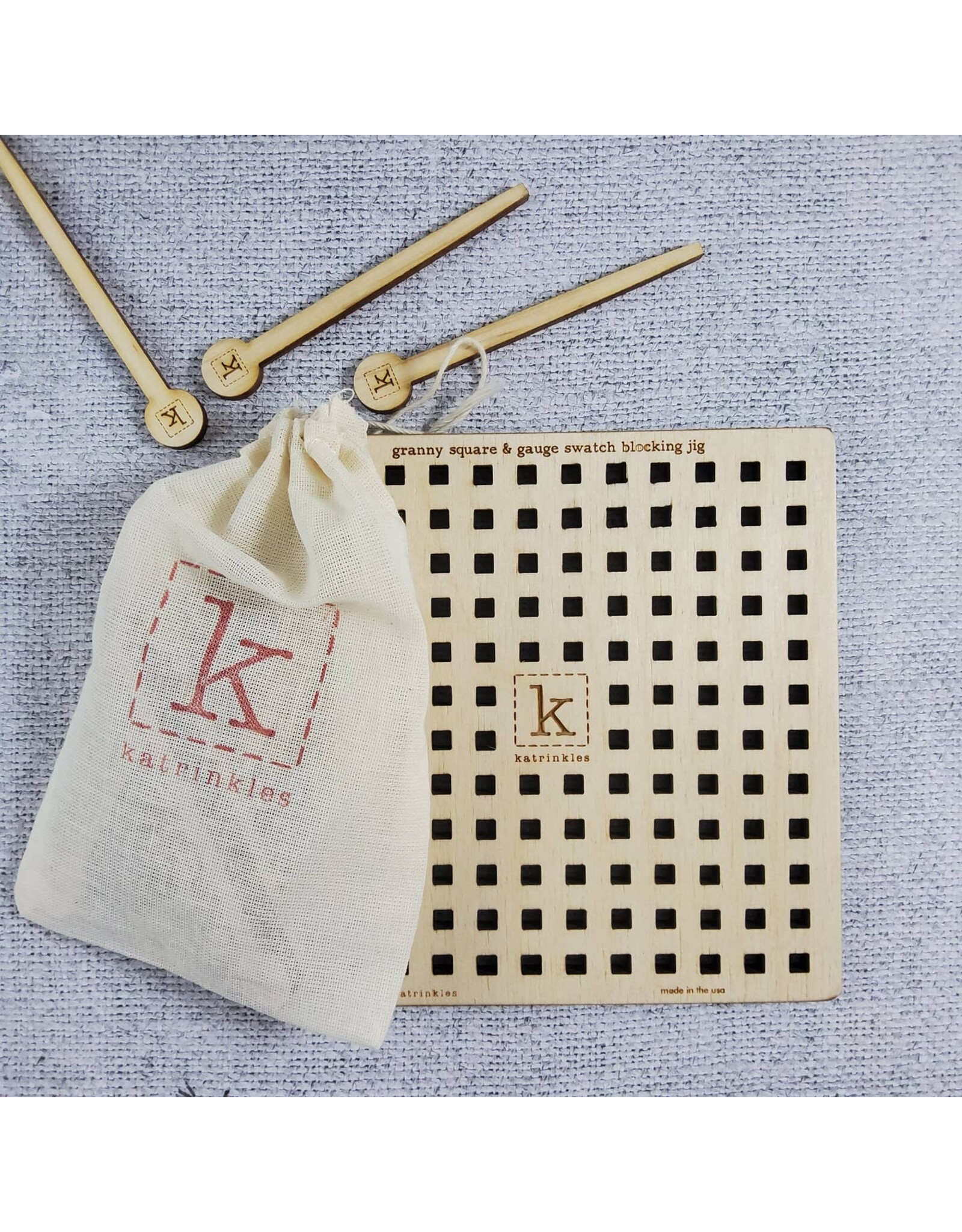 Granny Square and Gauge Swatch Blocking Board by Katrinkles