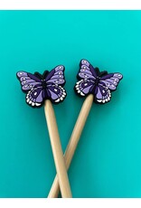 Comma Craft Co Stitch Stoppers - Purple Butterfly - Comma Craft Co.