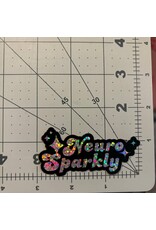 Comma Craft Co Neuro Sparkly Vinyl Sticker