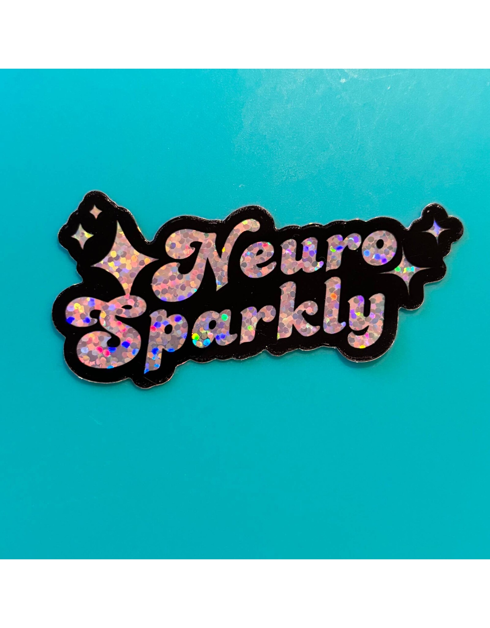 Comma Craft Co Neuro Sparkly Vinyl Sticker