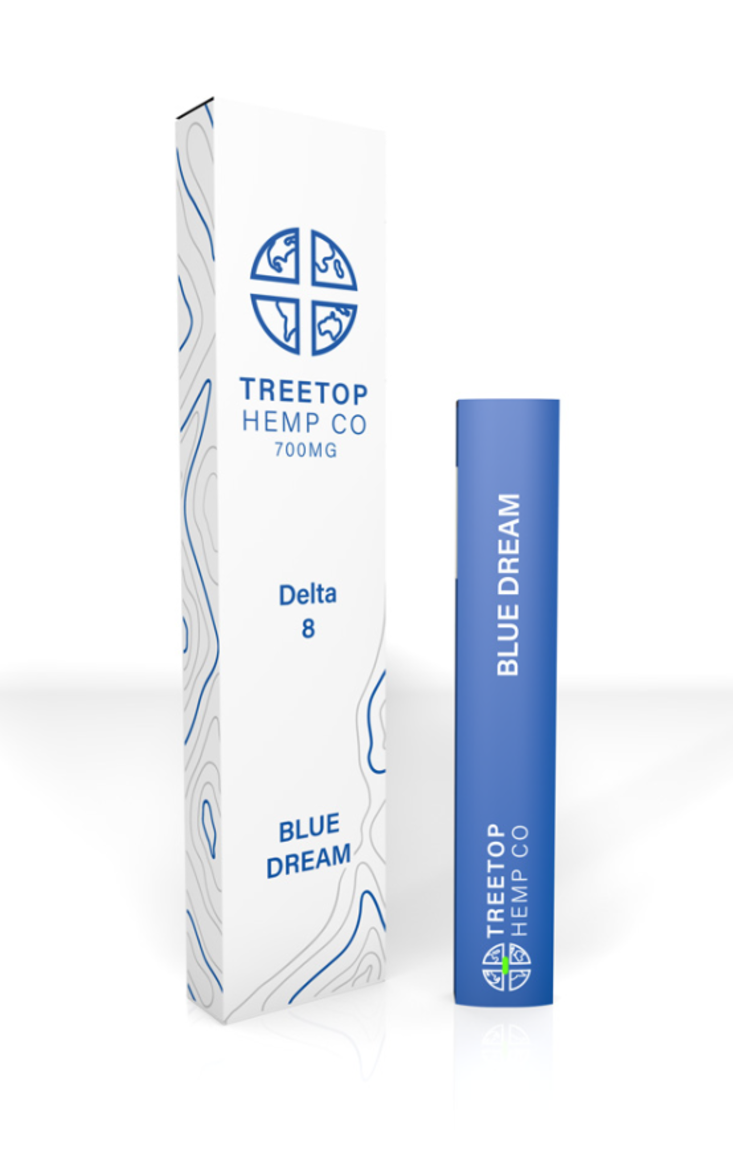 Tree Top Delta 8 Blue Dream 800mg Disposable CBD and OILS