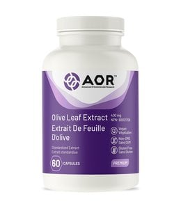 AOR Olive Leaf Extract, 60 caps