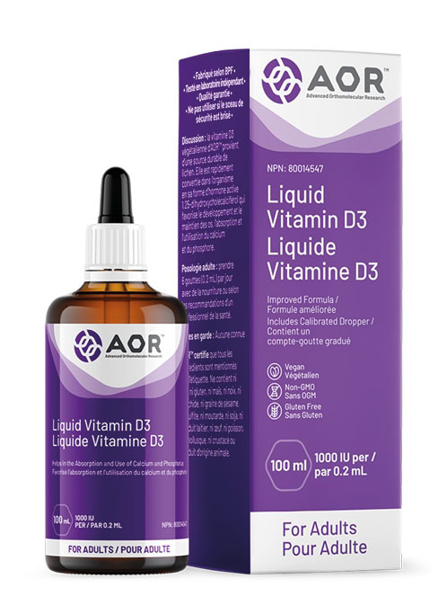 AOR Liquid Vitamin D3 100 ml