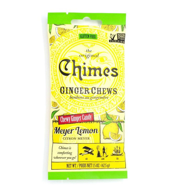 Chimes Ginger Chews Meyer Lemon, 42.5g