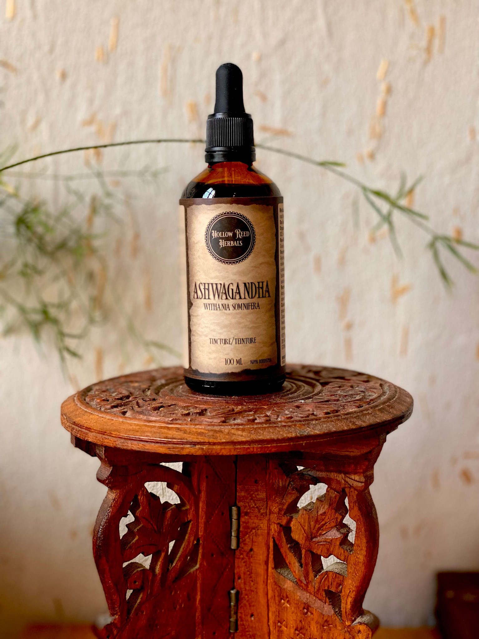 Hollow Reed Herbals Ashwagandha, 100ml