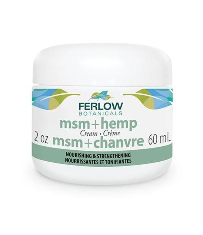 Ferlow MSM and Hemp Cream, 60 ml