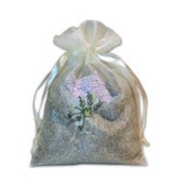 Organza Sachet with Flowers