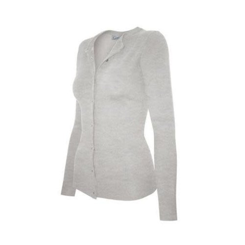 Heather Grey Round Neck Cardigan Heather Grey Round Neck Cardigan