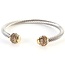 Cable Jewel Cuff