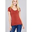 Raw Clay Round Neck T-Shirt