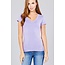 Electric Lilac V Neck T-Shirt
