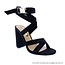 No More Running Block Heels Black