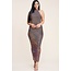 Runway Ready Hologram Midi Dress