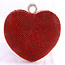 So Heartless Rhinestone Clutch