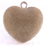 So Heartless Rhinestone Clutch