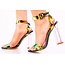 Shadows Clear Block Heels