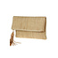 Love Me Longer Straw Clutch