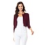 Burgundy Cropped Coatie