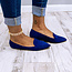 Adore Me Pointy Toe Flats Navy