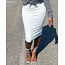 No Fuss Midi Skirt Ivory