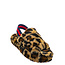 Keep Me Warm Fur Sandal - LEOPARD