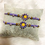 Sunflower Friendship Bracelets - Lavender