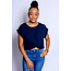 Take A Twist Top Navy