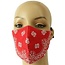 Extra Care Paisley Mask - Red