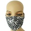Geo Maze Mask - Black